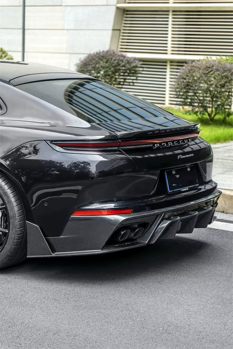 Dry Carbon Fiber CT Style Body Kit for Porsche Paramera 976 2024+ Front Lip Skirt Rear Diffuser Spoiler Body Kit