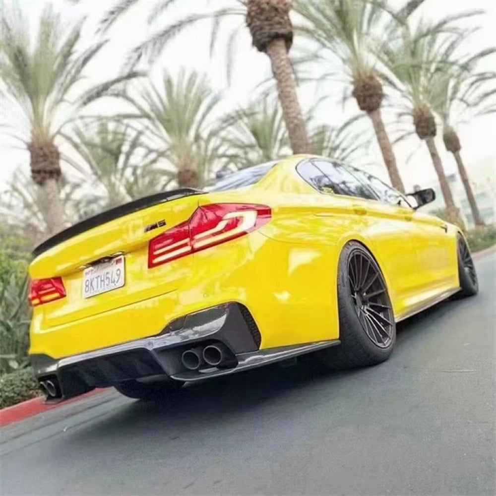 3D Style Body Kit for BMW M5 F90 Carbon Fiber Rear Diffuser Spoiler